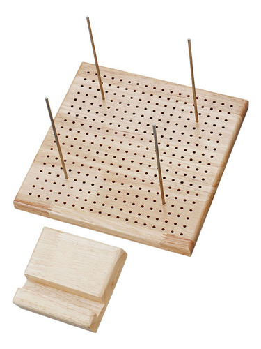 Tablero De Bloqueo De Crochet De Madera