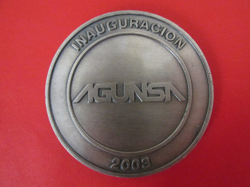 Medalla Agencia Naviera Agunsa Valparaiso Año 2003 Escasa