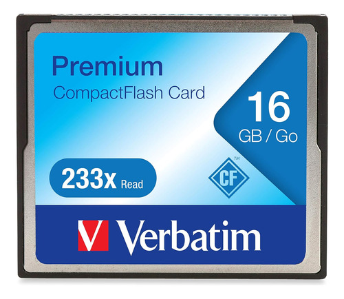 Tarjeta De Memoria Verbatim, Compact Flash Premium, 4gb C...