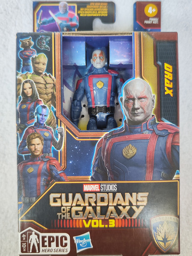 Marvel Epic Hero Series Guardianes De La Galaxia Vol 3 Drax