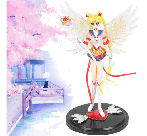 Decor Anime Figura Para Eterno Sailor Moon Wing