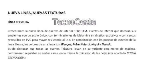 Imagen 6 de 10 de Puerta Placa Oblak Tekstura Gris Nevada 80x200 M/madera