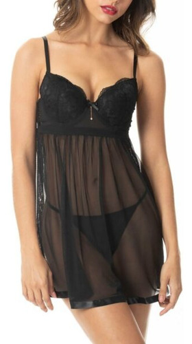 Babydoll Mujer  Lady Genny K-757 Encaje Con Soft