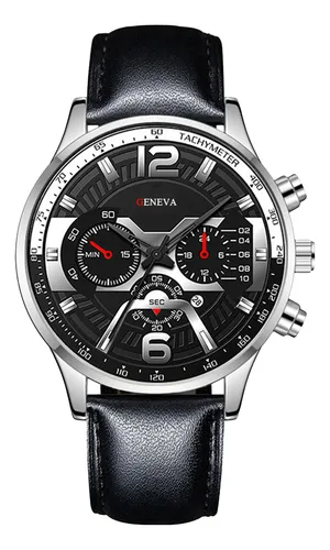 Reloj Mecánico De Imitación I, Reloj De Cuarzo, Cinturón De