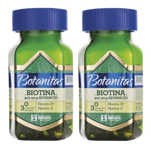 2 Biotina 900mcg X 30soft - Unidad a $25750