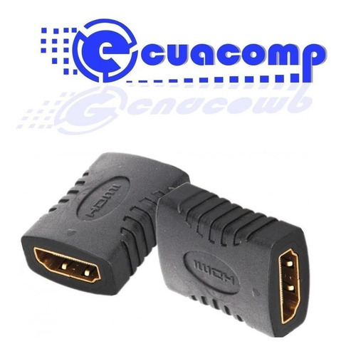 Imagen 3 de 4 de Union Hdmi Hembra / Hembra Para Extensión De Cables Hdmi