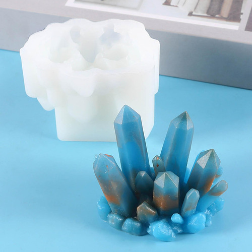 Molde De Resina De Cristal, Molde De Resina De 9,5x7,2x7cm