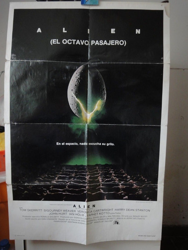 Poster Original Alien Sigourney Weaver Ridley Scott 1979