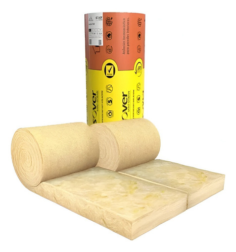 Lana De Vidrio Isover Acustiver R 600 - 100mm 9m2