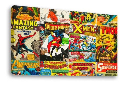 Cuadro Decorativo Canvas Moderno Comics 2