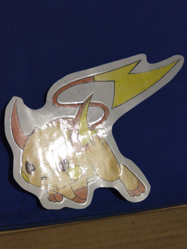 Sticker Casero Raichu Pokémon Bootleg (Usado)