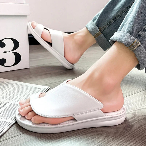 Chanclas Casuales De Verano Con Puntera En La Puntera De La
