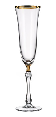 Copa Champagne Set X6 190ml Parus B.dorado Bohemia