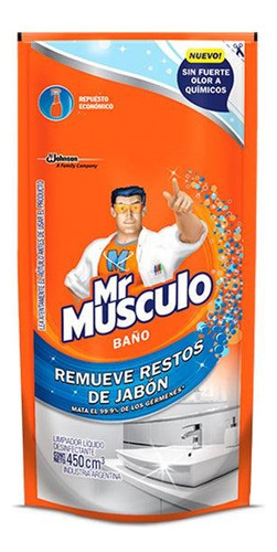 Mr Musculo Limpiador Baño Recarga 450 Cc