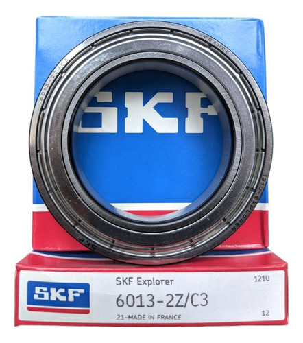 Rodamiento Sello Metal 6013-2z-c3 Marca Skf