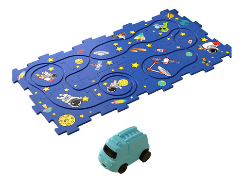 Juego De Rompecabezas De Pista Para 8 Rompecabezas Espacio