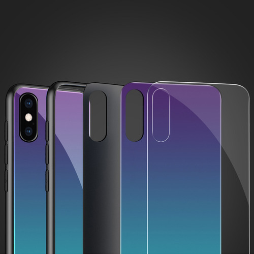 Imagen 6 de 7 de Protector iPhone Xs Max Lujo + Simil Vidrio Camara 24 Hs