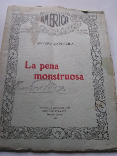 Arturo Capdevila La Pena Monstruosa (h)