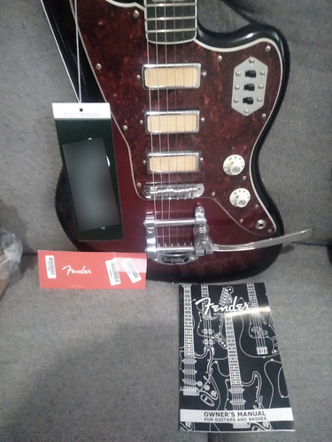 Fender Jazzmaster Edición Limitada. Ébano, Caoba Y Perla. Diestro Bordó Ébano (Usado)