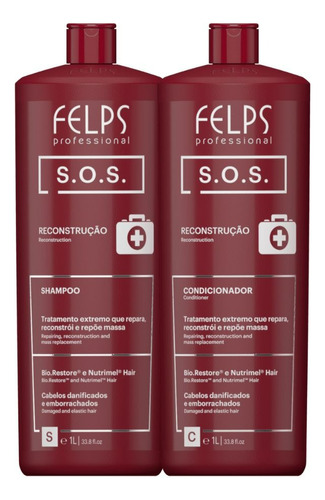 Felps Professional S.o.s Shampoo + Condicionador (2x1 Litro)