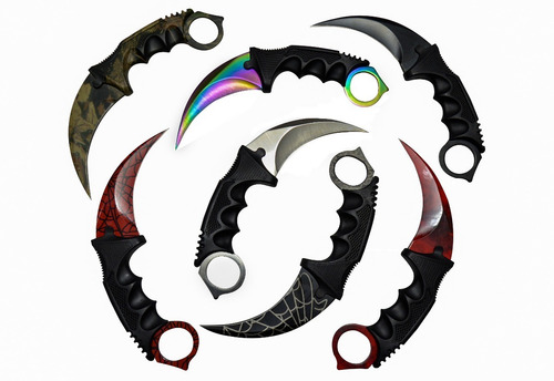 Cuchillo Combate Táctico Karambit Modelos Variados Calidad