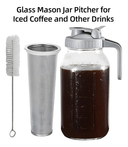 Botella De Agua Fría De Vidrio, Tarro De Jugo, Leche Helada