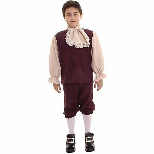 Disfraz Para Niño Chico Colonial Talla S (4-6) Halloween