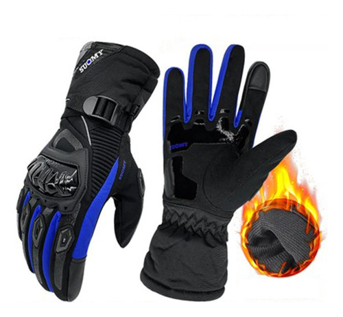 Guantes 100% Impermeables Y Térmicos Para Moto Marca Suomy.