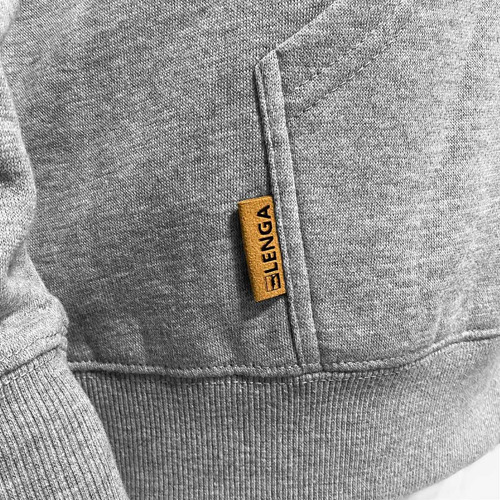 Polerón Con Capucha Y Cierre Ykk® Hombre Lingue Lenga®