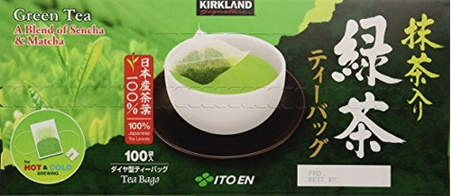 Kirkland Ito En Matcha Mezcla De Té Verde Japonés-100 Ct 1,5