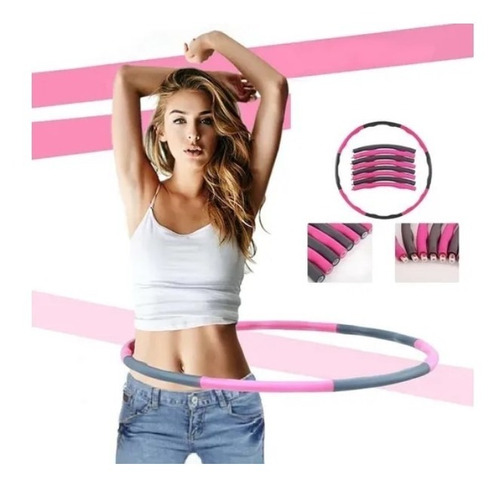 Aro Hula Hoop Desmontable Con Espuma De Masajes Para Abdomen