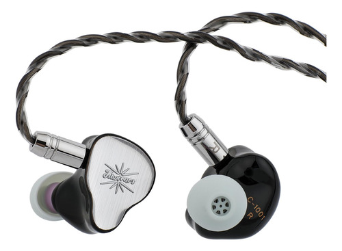 Monitor Auditivo Linsoul Kiwi Ears Ke4 2dd+2ba Hybrid Silver