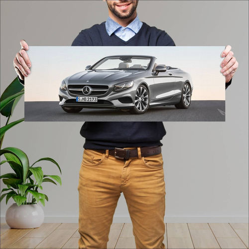 Cuadro 30x80cm Auto 2015 Mercedes Benz S Class C 495