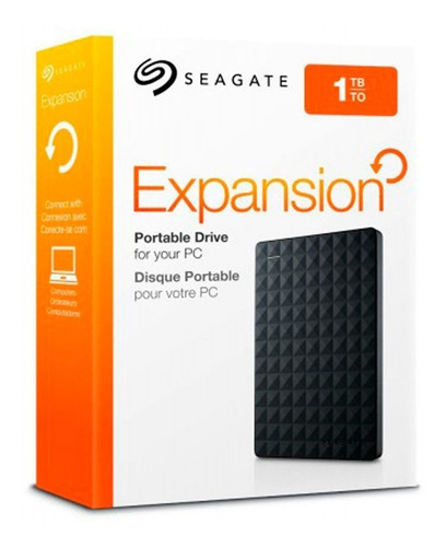 Disco duro externo Seagate Expansion STEA1000400 1TB negro