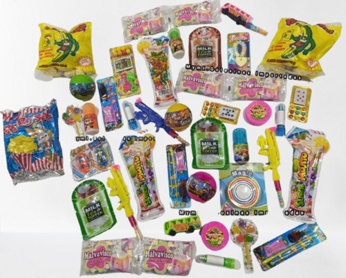 Golosinas Piñata Xl Barbie + Juguetes Importados,cumpleaños