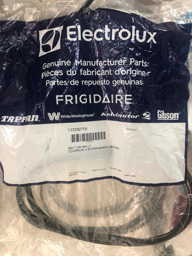 Correa Para Secadora Frigidaire Electrolux 137292700