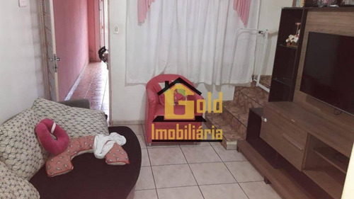 Casa Com 2 Dormitórios À Venda, 92 M² Por R$ 200.000 - Jardim José Sampaio Júnior - Ribeirão Preto/sp - Ca0553