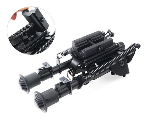 Imagem 8 de 8 de Bipé BiPod Universal Retráti Tático Sniper Carabina Airsoft