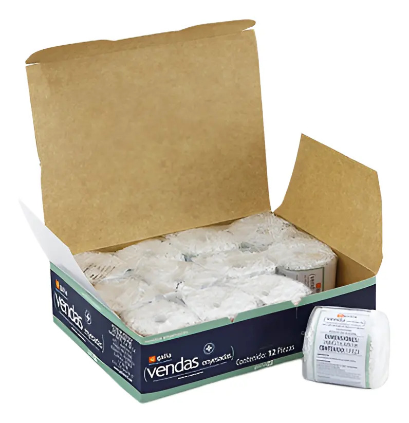Venda Enyesada Medicinal Galia 5cm x 2.75m Pack 12 Unidades