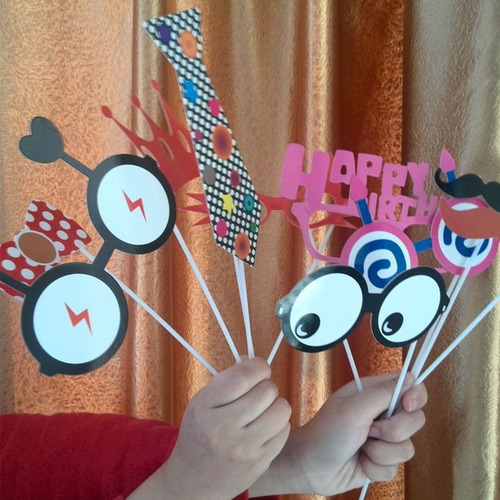 Juego De Accesorios Divertidos Y Creativos Para Fotos De Cum