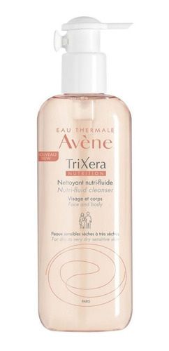 Avene Trixera Nutrición Gel De Limpieza Nutri-fluido X400ml
