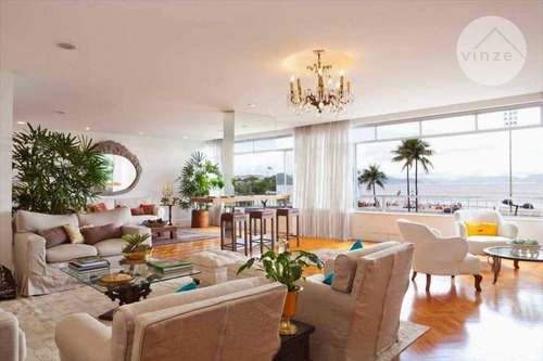 Imagem 1 de 24 de Excelente Apartamento De 4 Quartos À Venda Na Avenida Atlântica, Copacabana, De Frente Para O Mar - Ap0030
