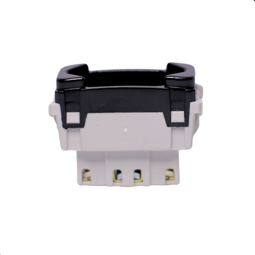 Tomada P/ Moveis Embutir Led Line 2p T Preta 10a 250v
