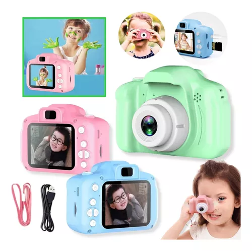 Cámara para niños, mini cámara digital recargable para niños