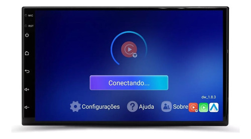 Kit Central Multimídia Android Uno 1993 Á 2013 + Tv Digital Cor Fiat Uno 2011