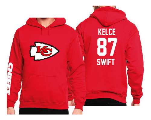 Sudadera Hoodie Chiefs Kansas City Kelce Swift Super Bowl