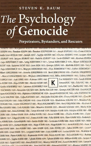 The Psychology Of Genocide, De Steven K. Baum. Editorial Cambridge University Press, Tapa Dura En Inglés