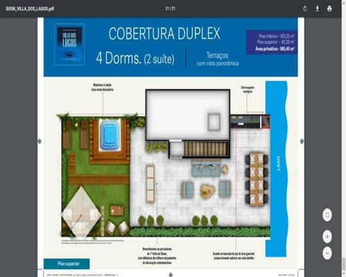 Imagem 16 de 30 de Villa Dos Lagos Aptos 88,124 E 185m2 2,3 E 4 Dorms 1 E2 Suítes Lazer - 2944411615 - 34703145