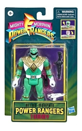 Boneco Power Rangers Retro Morphin Ranger Verde Hasbro