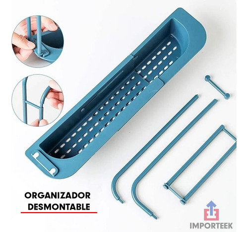 . Organizador Cocina Toallero Lavabo Fregadero Fibra Jabon